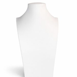 CUELLO DE ECOCUERO BLANCO PEQUEÑO DE 22 CM